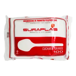 CUCHARAS DESECHABLES GDE X100