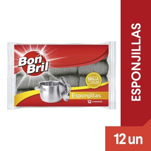 ESPONJA DE BRILLO BON BRIL X 12