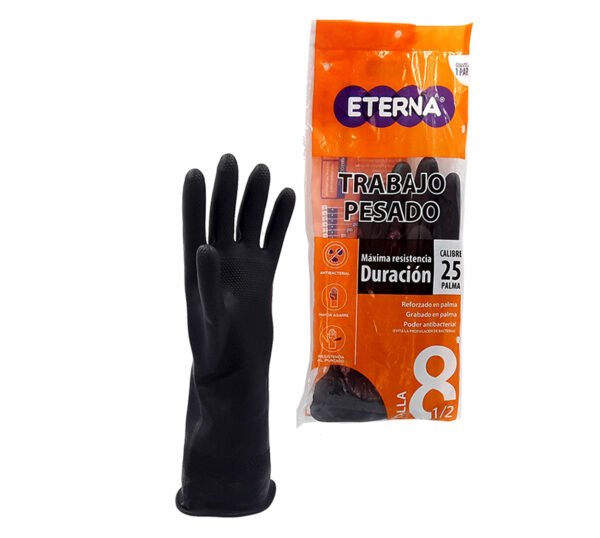 GUANTES ETERNA LATEX CAL 25 TALLA 8
