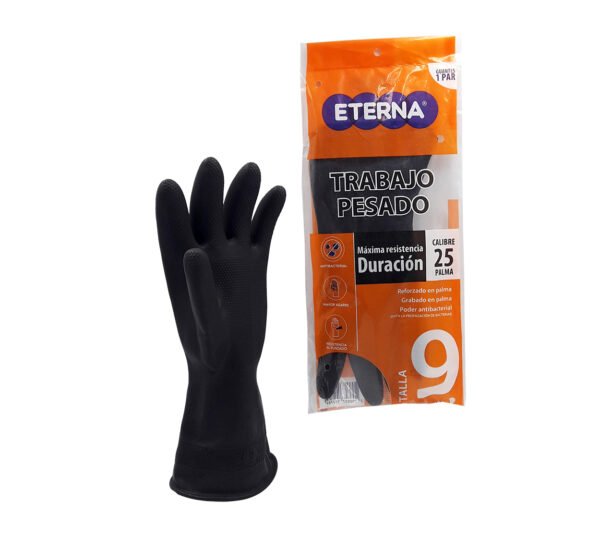 GUANTES ETERNA LATEX CAL 25 TALLA 9
