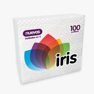 SERVILLETA IRIS CUADRA X 100 UND