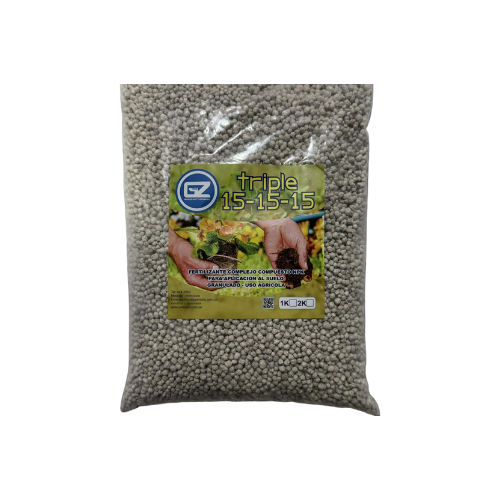 FERTILIZANTE TRIPLE 15 X 1KG