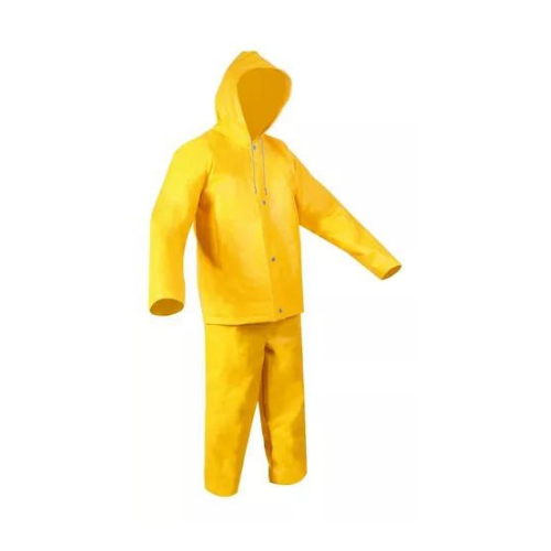 IMPERMEABLE PVC AMARILLO PARA LLUVIA