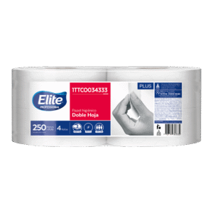 PAPEL HIGIENICO JUMBO ELITE 250MTS  X 4UND
