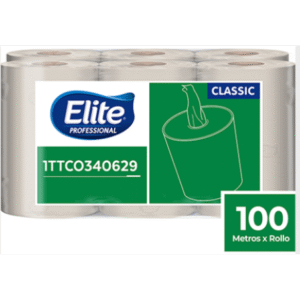 TOALLA DE MANO ROLLO ELITE NT HT 100MT X 6 UND