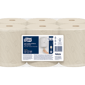 TOALLA DE MANO ROLLO FAMILIA HD 100MT X 6 UND