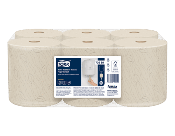 TOALLA DE MANO ROLLO FAMILIA HD 100MT X 6 UND
